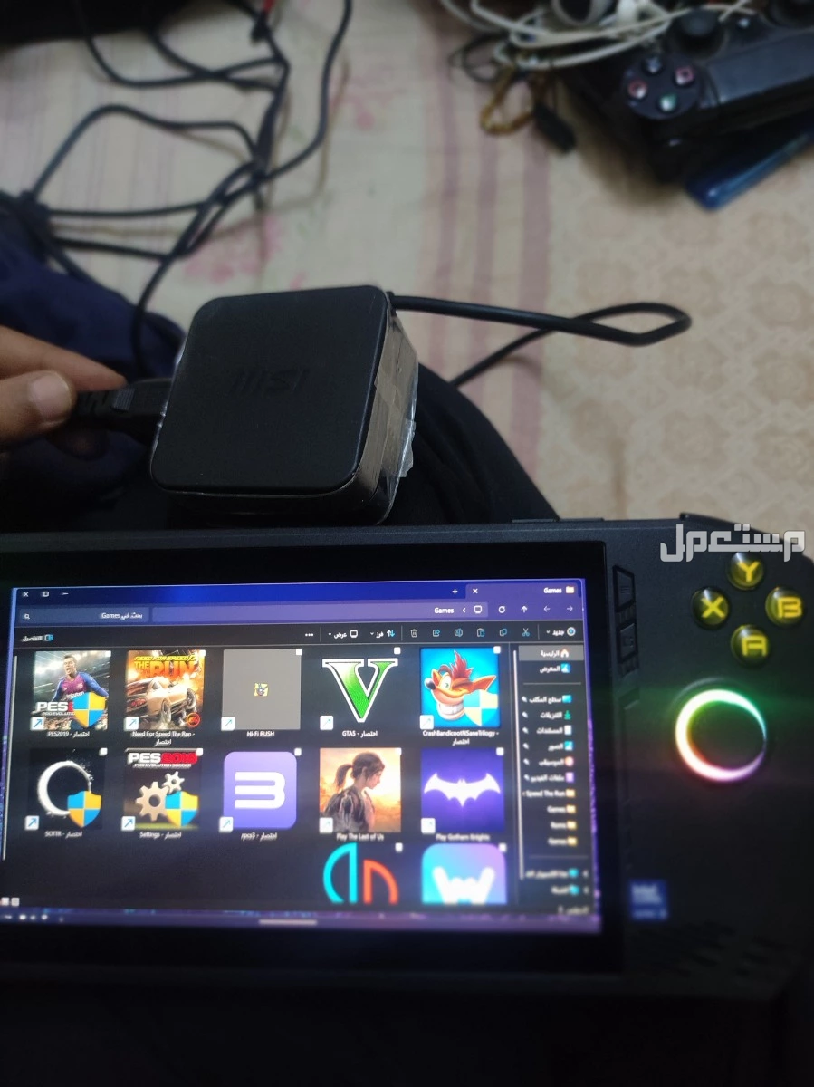 للبيع جهاز هاند هيلد msi claw 512gb