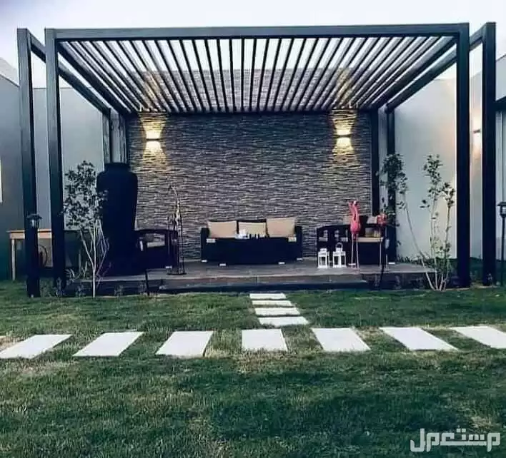 نحن مؤسسة مضلات العرين للمقاولات تركيب مظلات جلسات للحدائق سواتر احواش