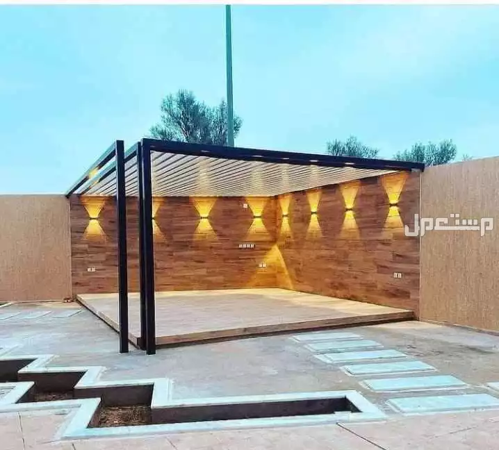 نحن مؤسسة مضلات العرين للمقاولات تركيب مظلات جلسات للحدائق سواتر احواش