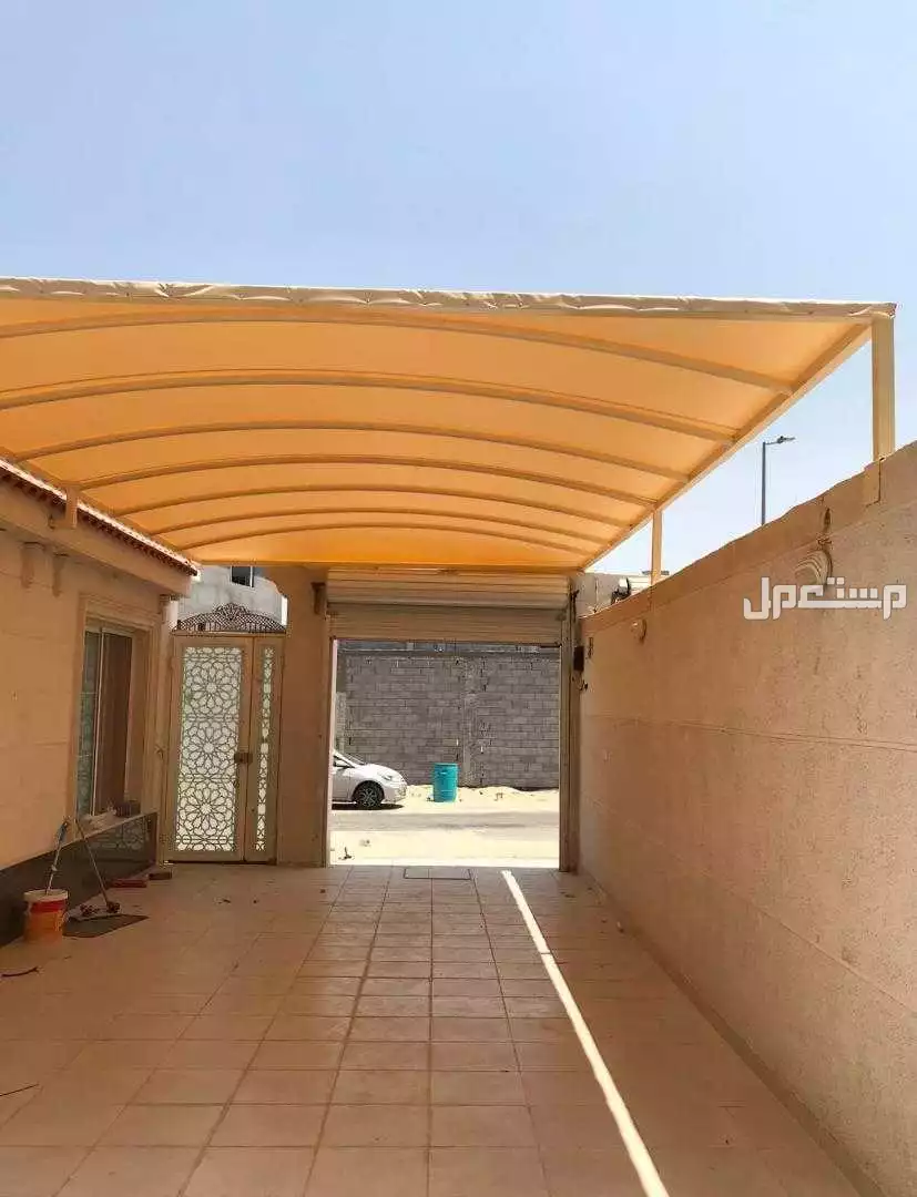 نحن مؤسسة مضلات العرين للمقاولات تركيب مظلات جلسات للحدائق سواتر احواش
