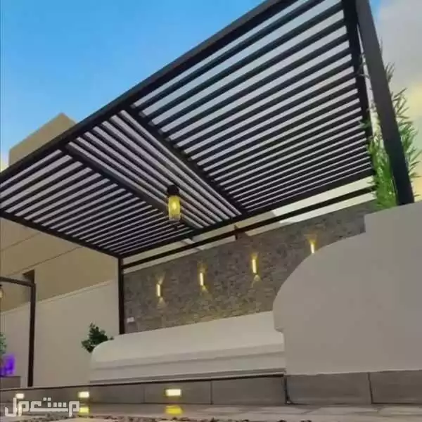 نحن مؤسسة مضلات العرين للمقاولات تركيب مظلات جلسات للحدائق سواتر احواش