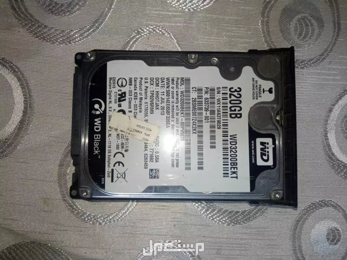 هارد لاب توب 320جيجا مستعمل شبه الجديد و رام 2جيجا
