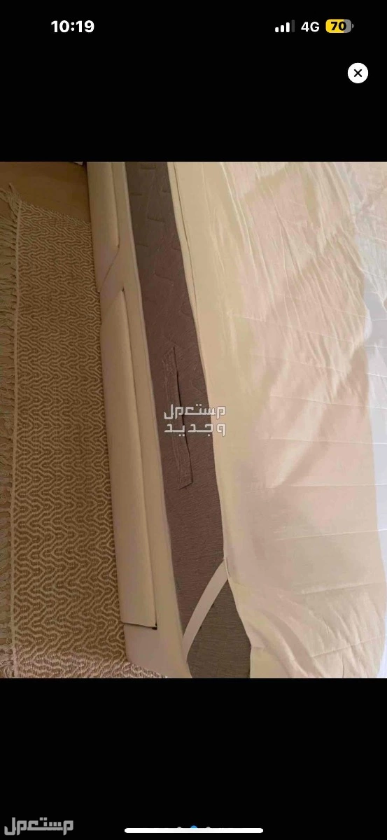 للبيع: قاعدة سرير بأدراج تخزين مع مرتبة وظهر سليب هاي