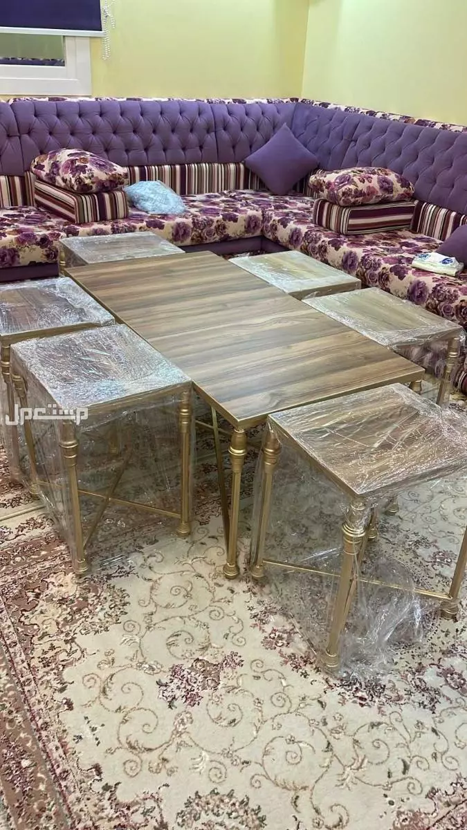 طاولات مجلس ب700 ريال في الباحة بسعر 700 ريال سعودي