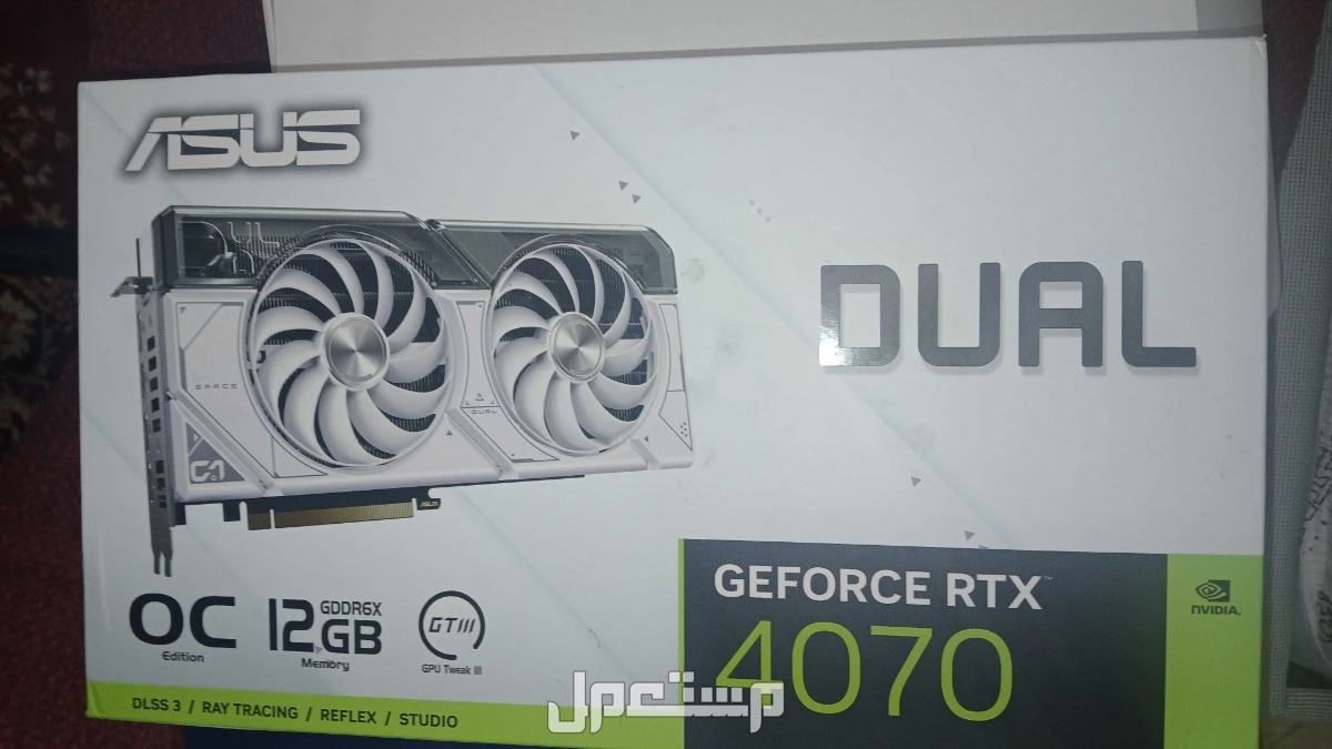 Rtx 4070 oc كرت شاشه من asus في المدينة المنورة