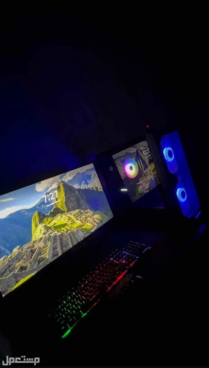 Pc Gaming بيسي قيمنق ماركة أسوس في الرياض بسعر 3 آلاف ريال سعودي