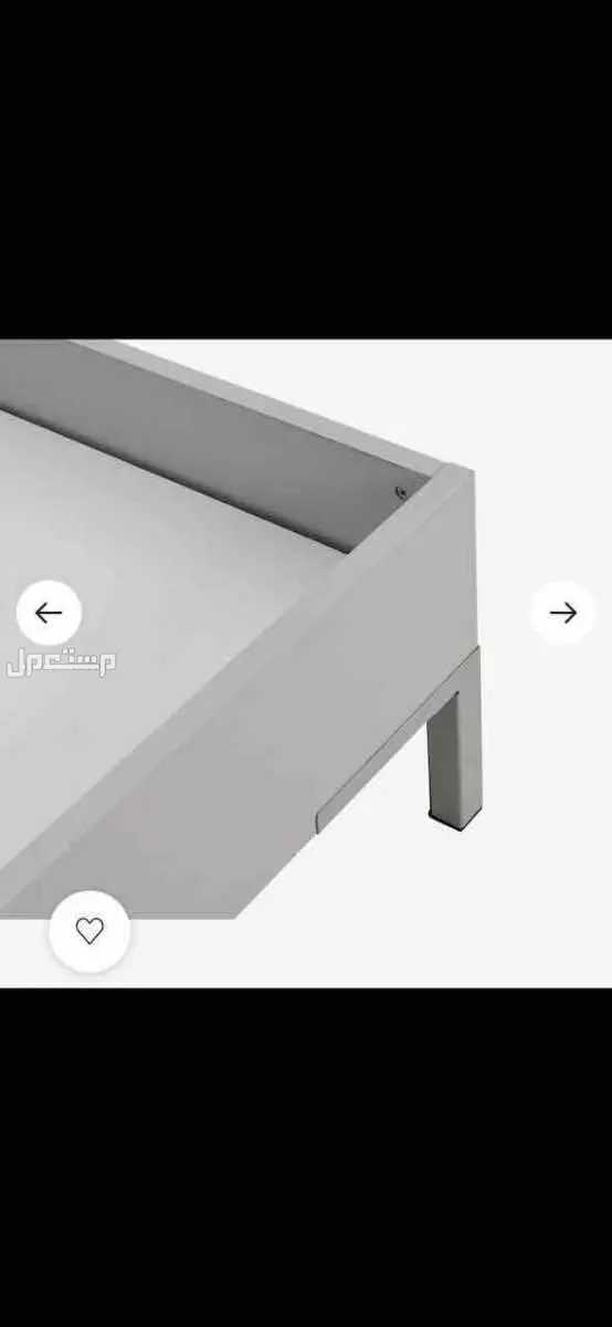 سرير وكمودينه وتسريحة من ابيات