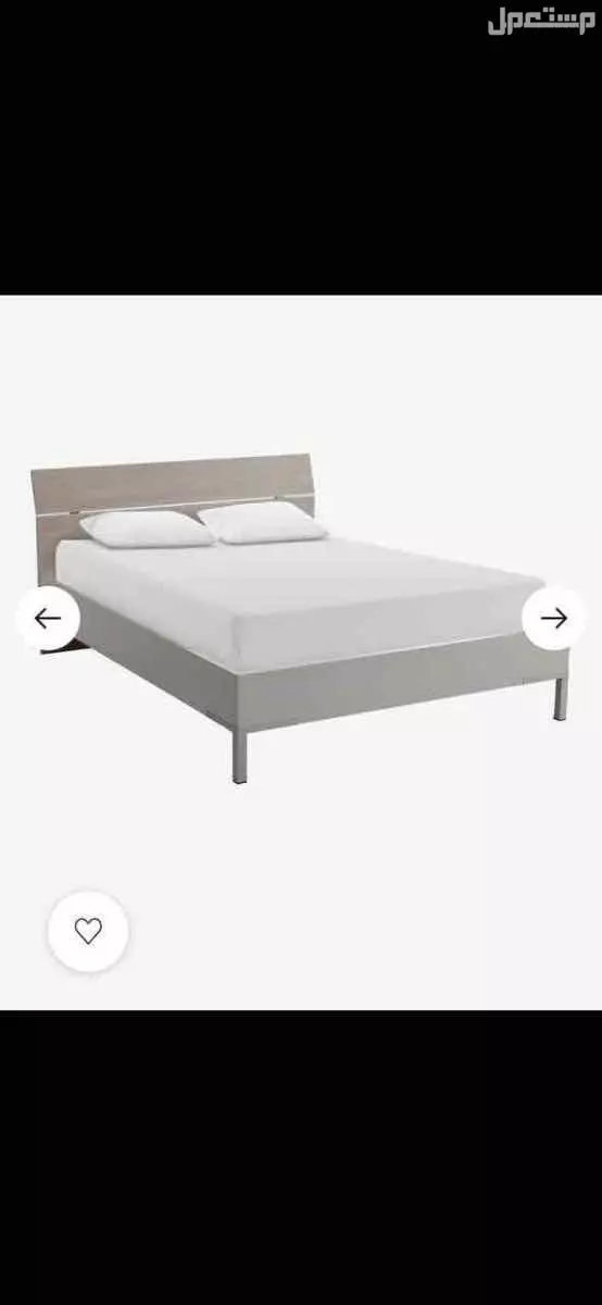 سرير وكمودينه وتسريحة من ابيات