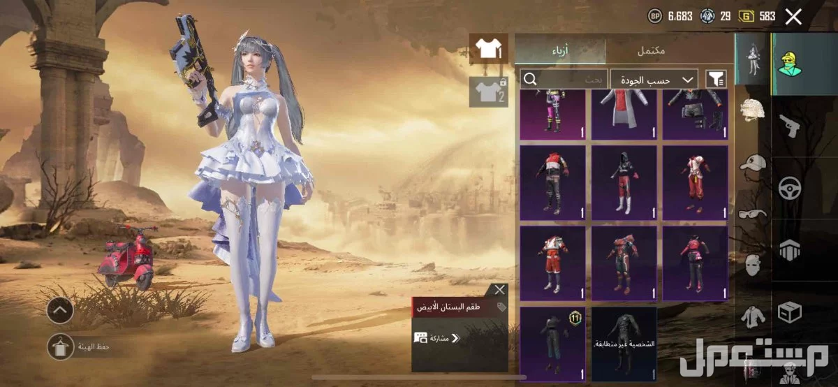 حساب ببجي للبيع ب100 في رياض الخبراء بسعر 100 ريال سعودي