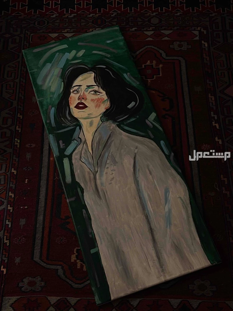 لوحه للبيع رسم يد + رسم ع حسب طلب
