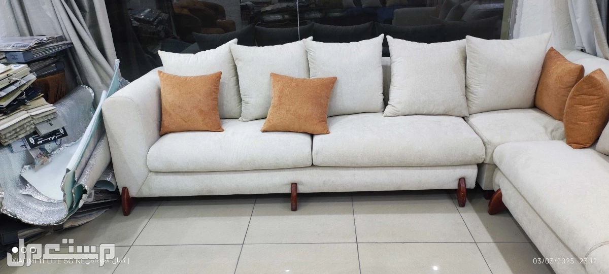 كنب زاويه سته متر 3×3 عرض خاص بي 2600