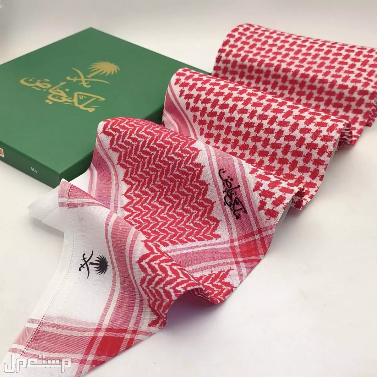 جديدا  شماغات ماركات  متوفر جميع المقاسات  السعر 170 ريال