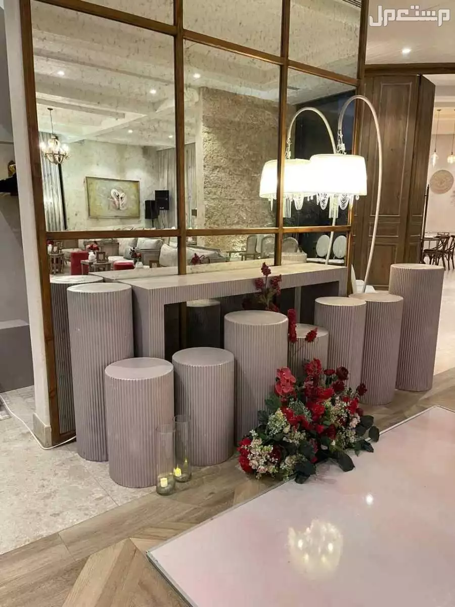 تأجير طاولات طعام بكجات مداخل استقبال الرياض 0502032649