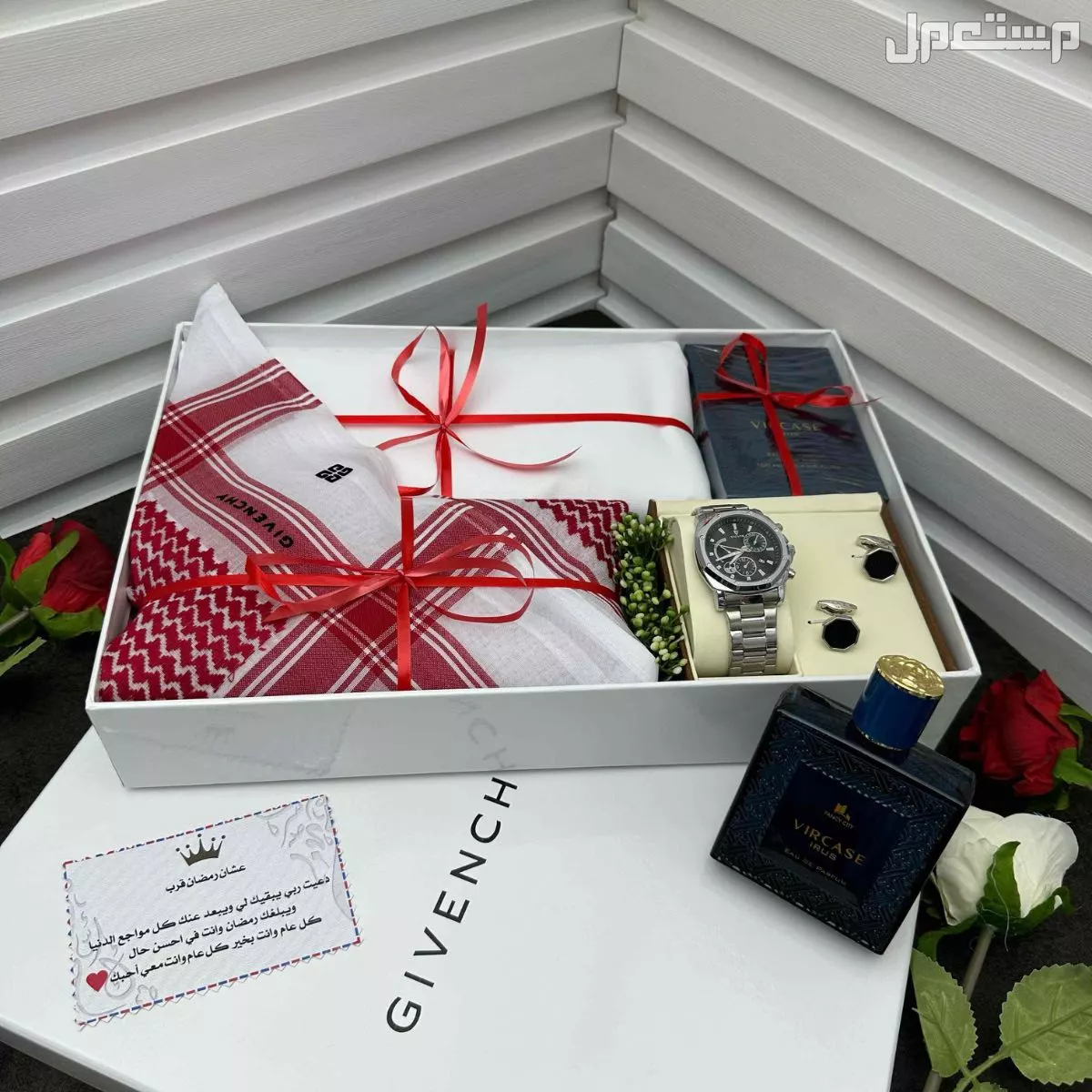 عرض خاص  ❣️شماغ ملكي خاص خامه ممتازه نفس الصوره  100 💯 قطن مقاسات 55–58–60 ❣️❣️شماغ مونت بلانك راقي مقاسات 55–58–60 ❣️❣️شماغ جيفنشي  مقاسات 55–58 -60 ❣️❣️قماش جيفنشي ثلاثه متر وربع