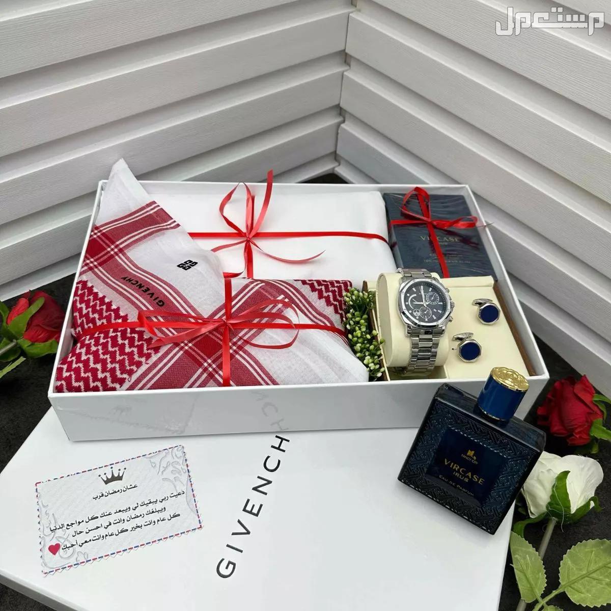 عرض خاص  ❣️شماغ ملكي خاص خامه ممتازه نفس الصوره  100 💯 قطن مقاسات 55–58–60 ❣️❣️شماغ مونت بلانك راقي مقاسات 55–58–60 ❣️❣️شماغ جيفنشي  مقاسات 55–58 -60 ❣️❣️قماش جيفنشي ثلاثه متر وربع