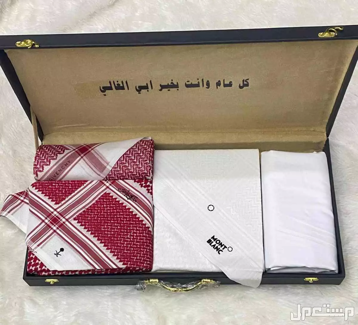 عرض خاص  ❣️شماغ ملكي خاص خامه ممتازه نفس الصوره  100 💯 قطن مقاسات 55–58–60 ❣️❣️شماغ مونت بلانك راقي مقاسات 55–58–60 ❣️❣️شماغ جيفنشي  مقاسات 55–58 -60 ❣️❣️قماش جيفنشي ثلاثه متر وربع