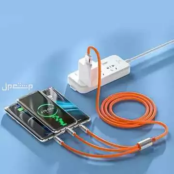 عرض شاحن جوال سريع مع كابل 3 رؤس شحن سريع متوفر للطلب لكل المدن والتوصيل والشحن مجانا