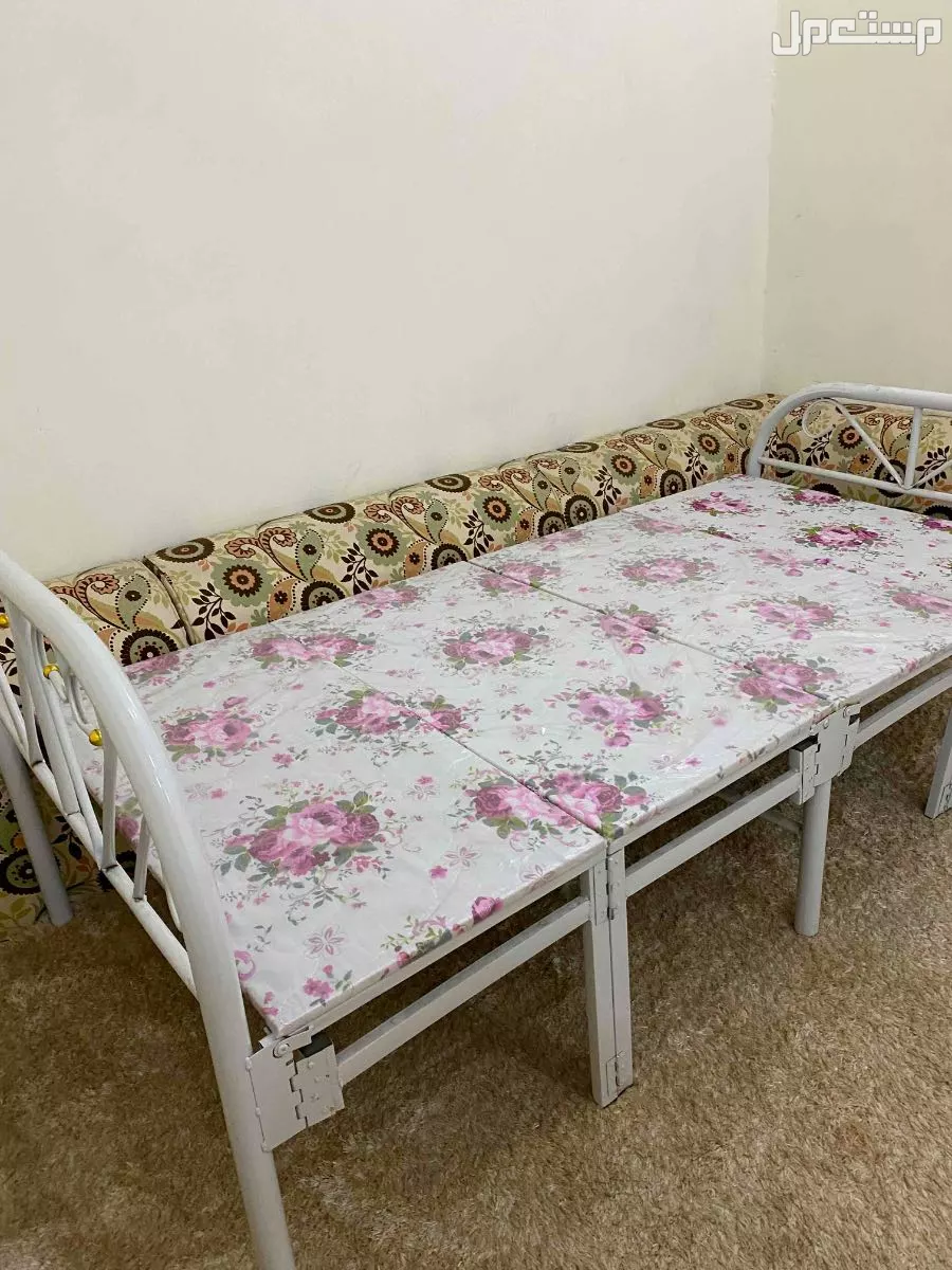 سرير حديد للبيع جديد غير مستعملل ب 200 ريال الموقع مكه المعابده
