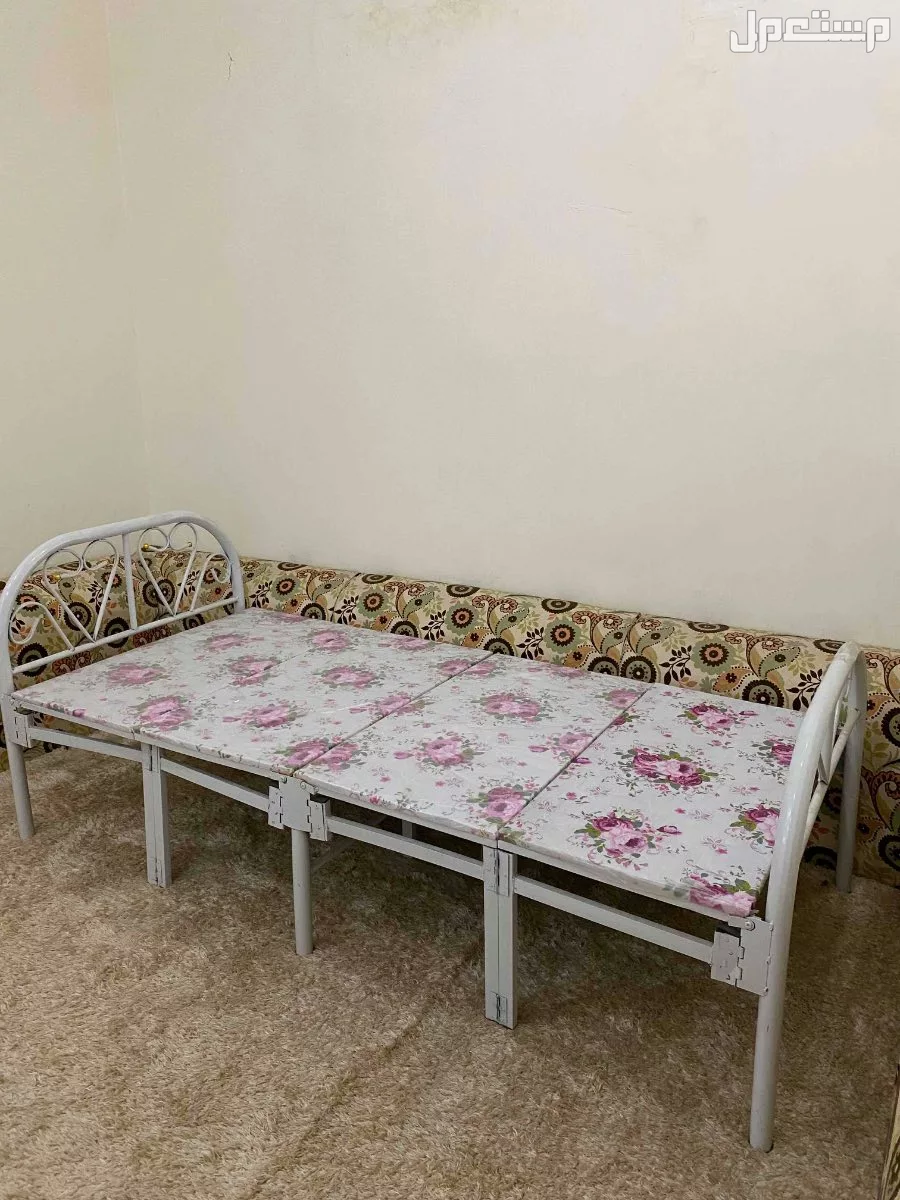 سرير حديد للبيع جديد غير مستعملل ب 200 ريال الموقع مكه المعابده