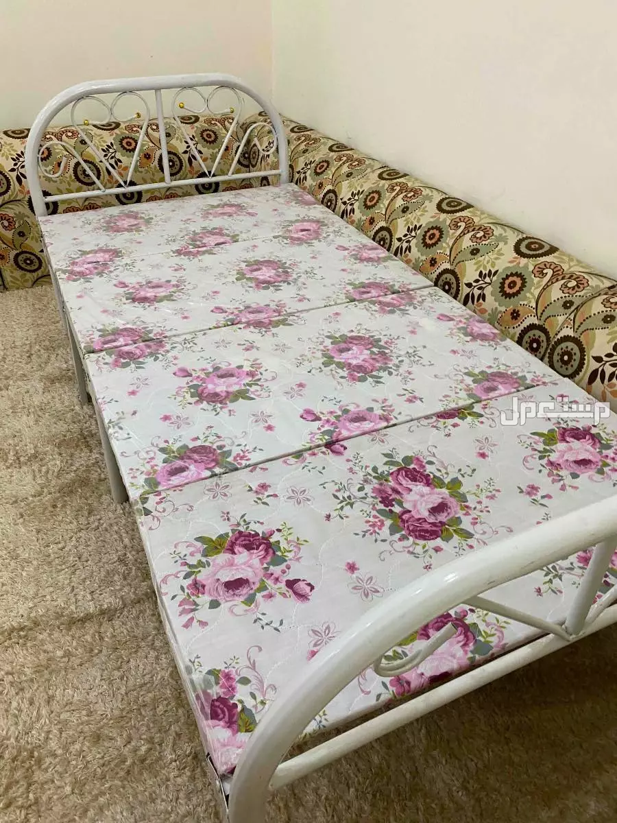 سرير حديد للبيع جديد غير مستعملل ب 200 ريال الموقع مكه المعابده