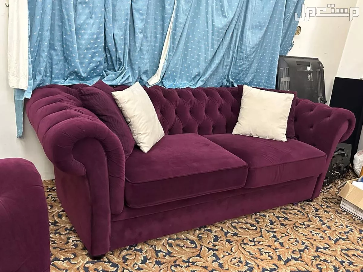 كنب بنفسجي فاخر  في الشرقيه بسعر 4500