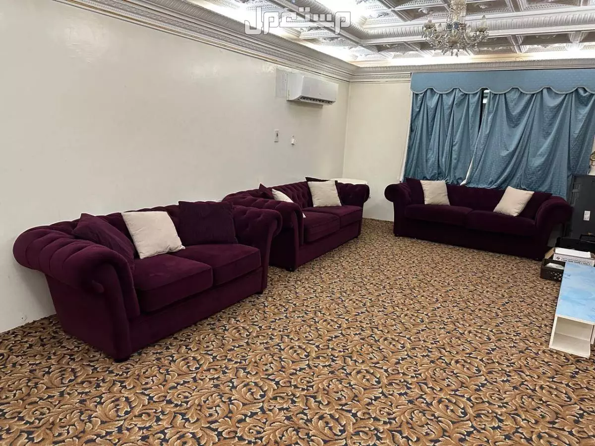 كنب بنفسجي فاخر  في الشرقيه بسعر 4500