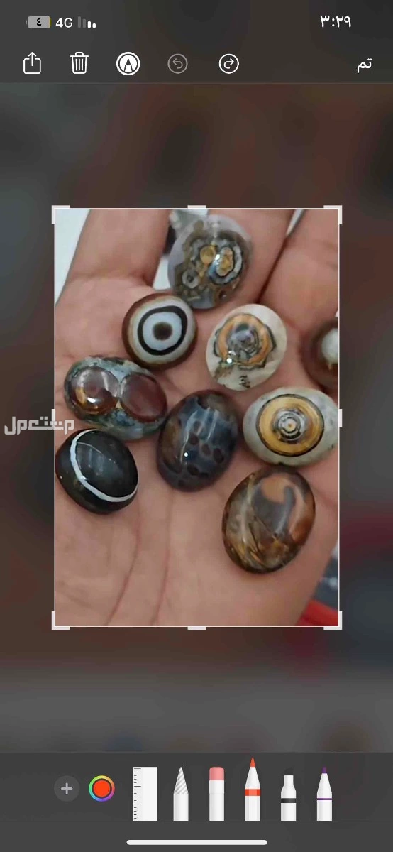 خواتم بأحجار كريمة  وبعضها نوادر بصياغة  المدينة في الباحة