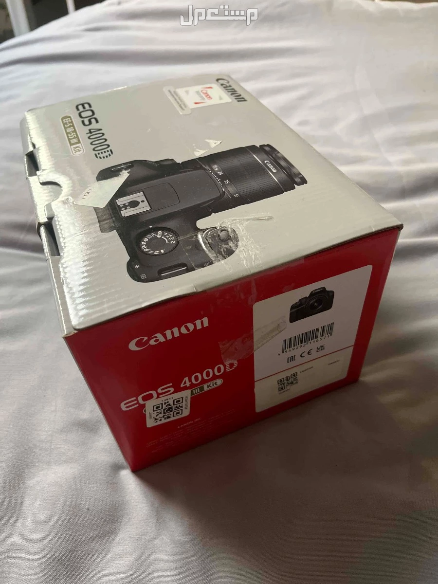 للبيع كاميرا كانون احترافيه eos4000d مع اكسسواراتها جديده بكرتونها  في المدينة المنورة بسعر 1150 ريال سعودي في المدينة المنورة بسعر ألف ريال سعودي