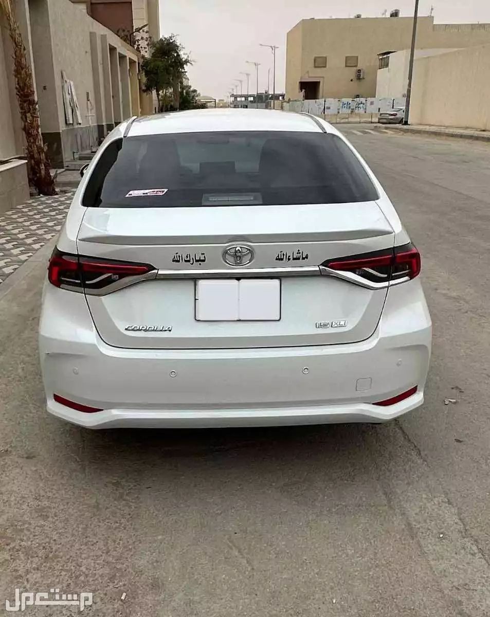 تويوتا كورولا 2023 في الرياض بسعر 65 ألف ريال سعودي