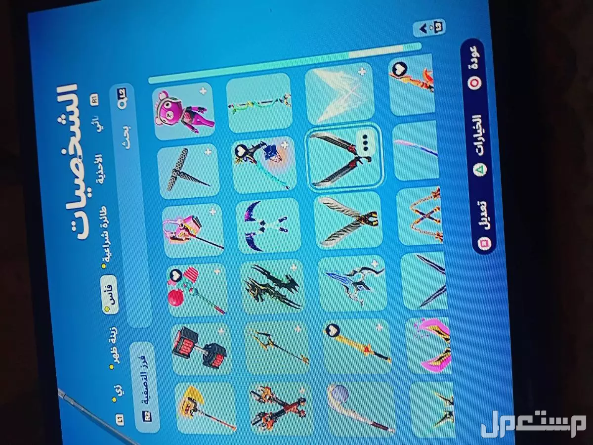 حساب فورت نايت للبيع اساسي اقبل كلش شيء
