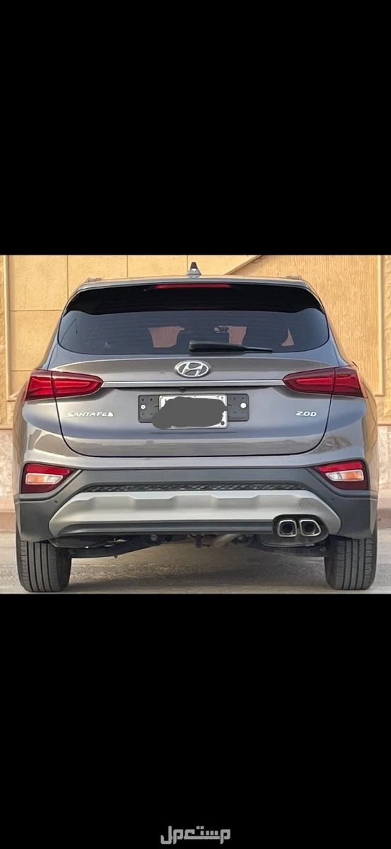 هيونداي سنتافي 2019 ديزل الموتر نظيف شبه وكاله