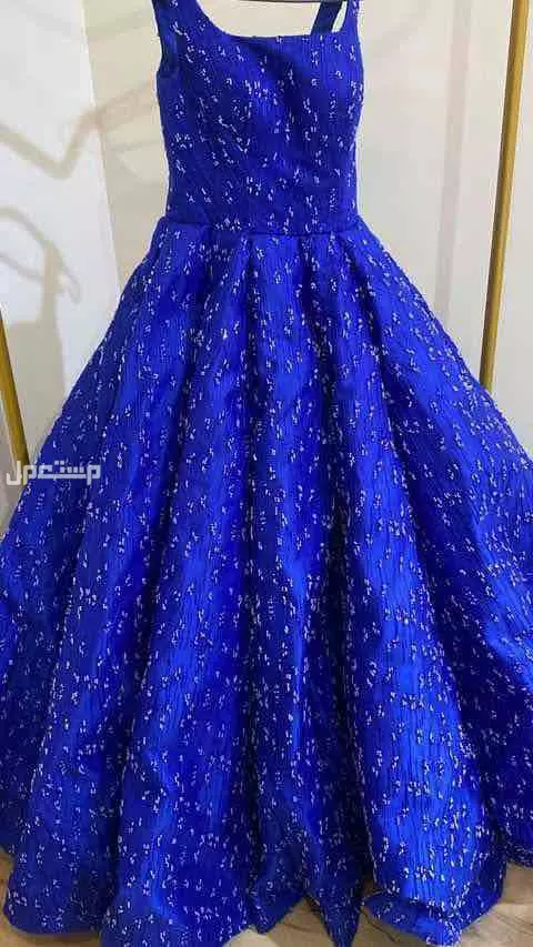 فستان سهره باللون الازرق  في بريدة بسعر 2500 ريال سعودي