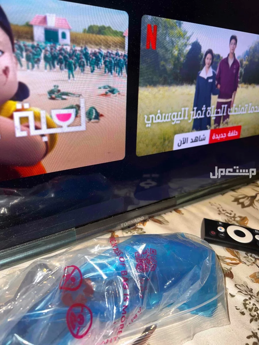 شاشة تورنيدو 55 بوصه جديده  في جدة بسعر ألف ريال سعودي