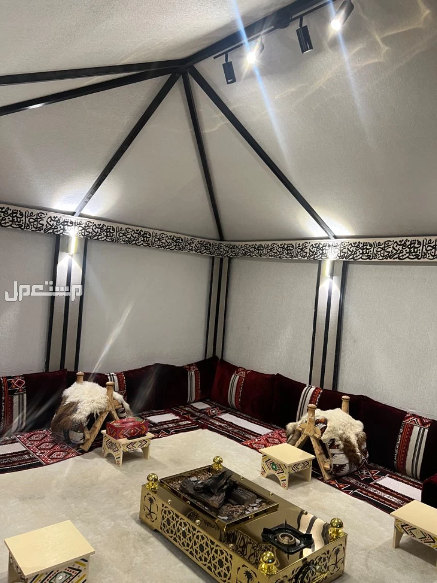 للبيع خيمة سمو البادية بكامل الأثاث