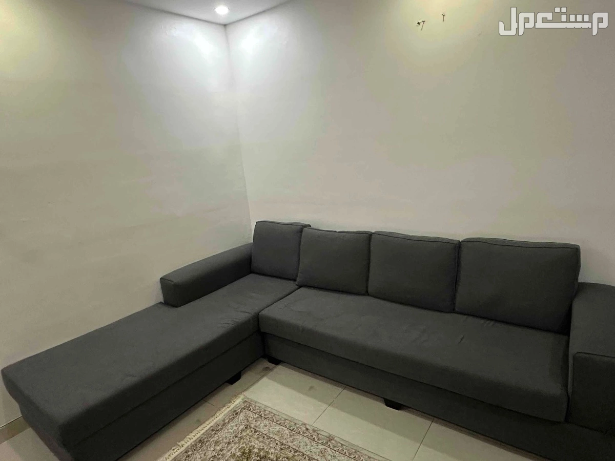 كنب حرف L مستعمل للبيع  في جدة بسعر