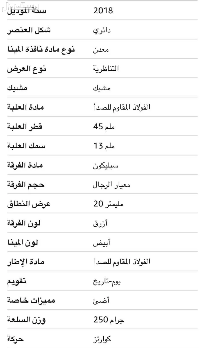 ساعة شبه جديدة / مستخدمة ( ماركة GUESS )