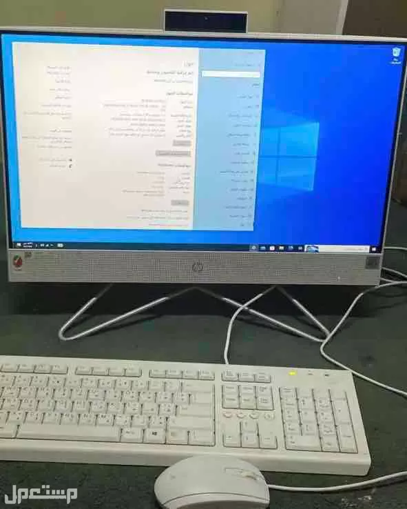 كمبيوتر مكتبي HP All-in-One i5 | شاشة 21.5 بوصة | مع ملحقاته
