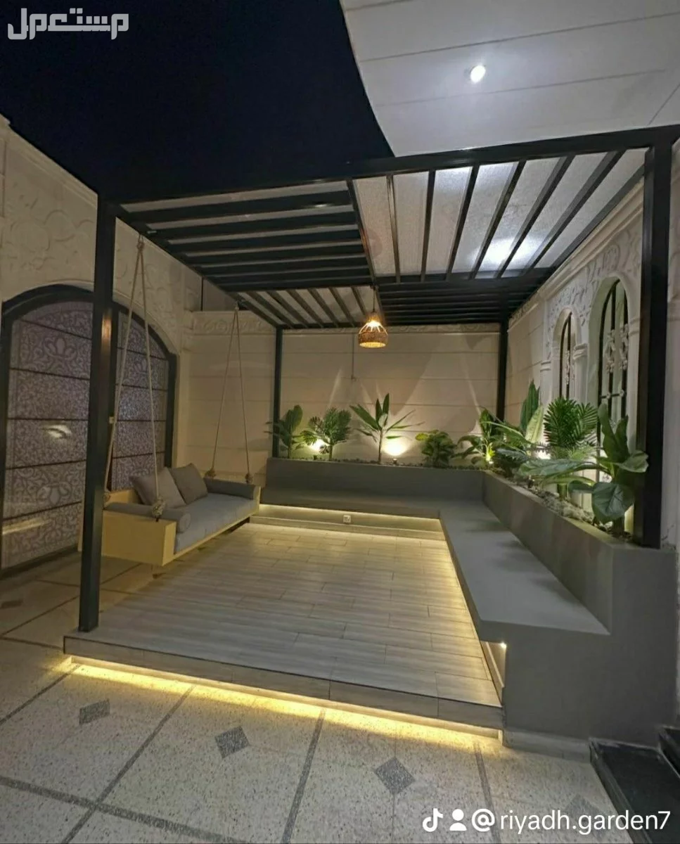 شلالات تنسيق الحدائق المنزلية الرياض