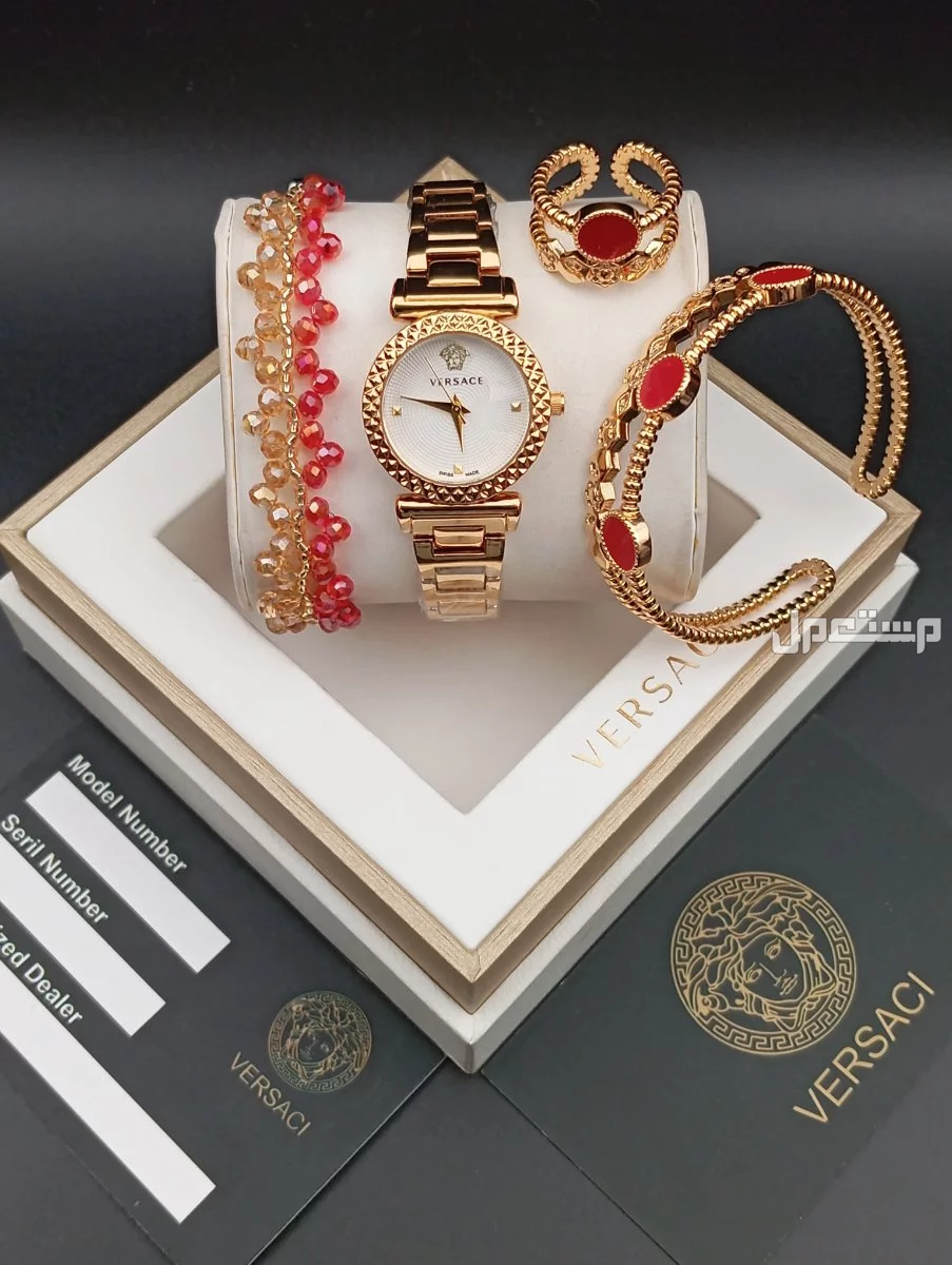 طقم  ساعات ساعه فرزاتشي  سواره كرستال  سواره استيل وخاتم  علبه وكيس  السعر 150 ريال