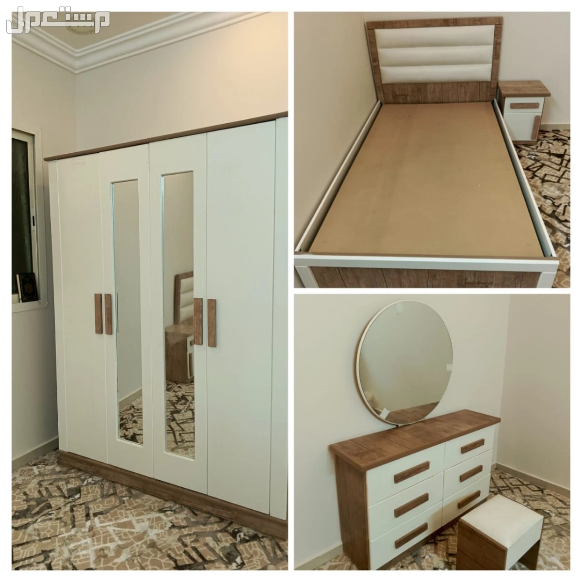 غرف نوم جديده جاهزه  في الرياض بسعر 1400 ريال سعودي