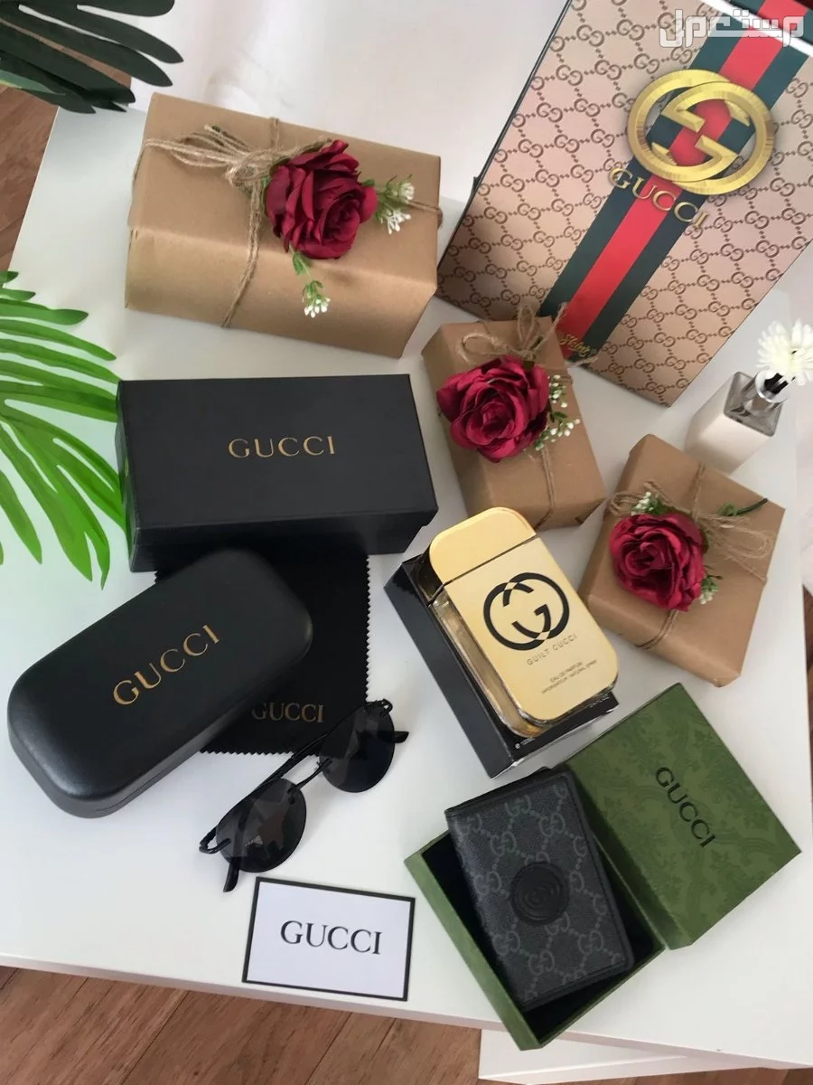 بوك ونظارة وعطر جوتشي رجالي ماستر كوالتي