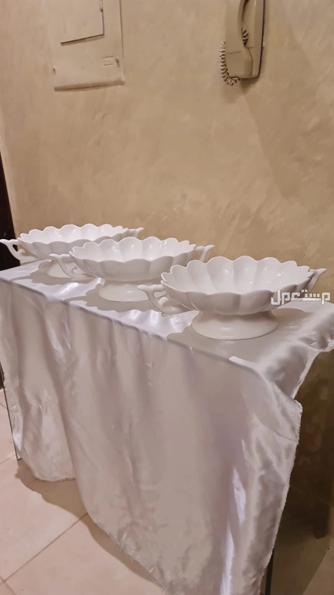 صحون وبوفيه للبيع في جدة - ابحر الشمالية صحون بقاعده ثلاث 120ريال