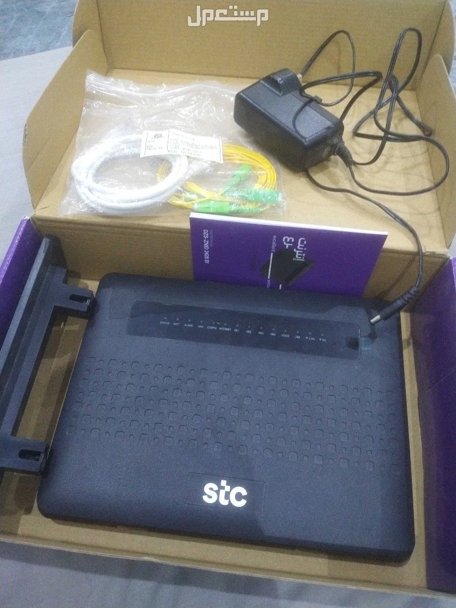 راوتر stc الياف بصرية نظيف للبيع