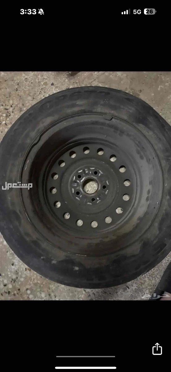 جنط كامري 2012 سوح مع طيس بسعر 550 قابل للتفاوض