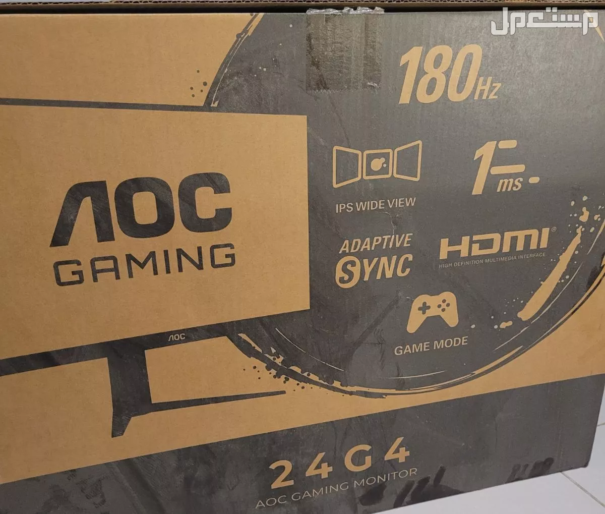 شاشة العاب AOC 24G4  في جدة بسعر 300 ريال سعودي