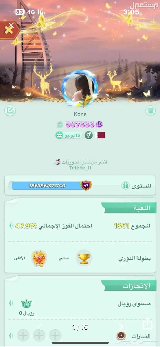 حساب يلا لودوا اي دي مميز 434305