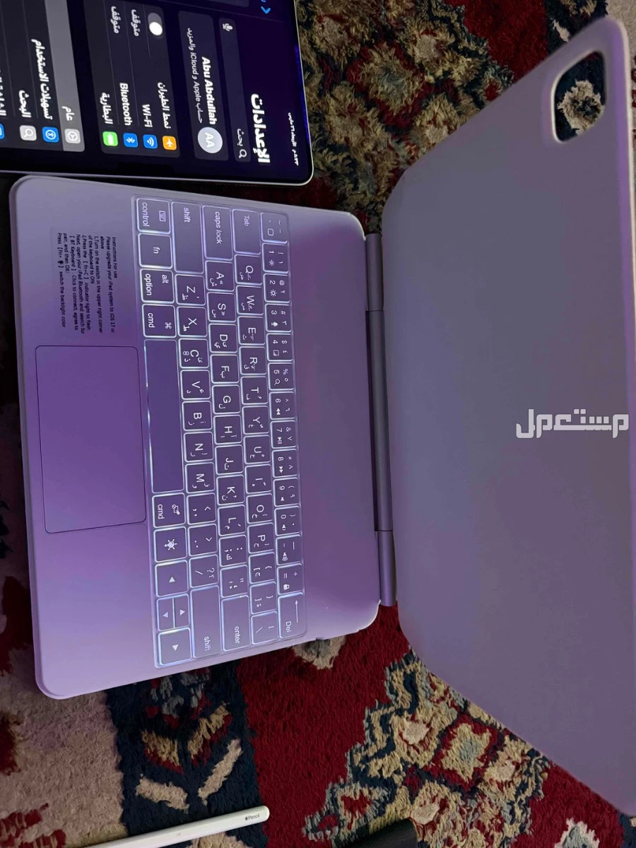 ايباد برو 12.9 انش اللون فضي الجيل الخامس