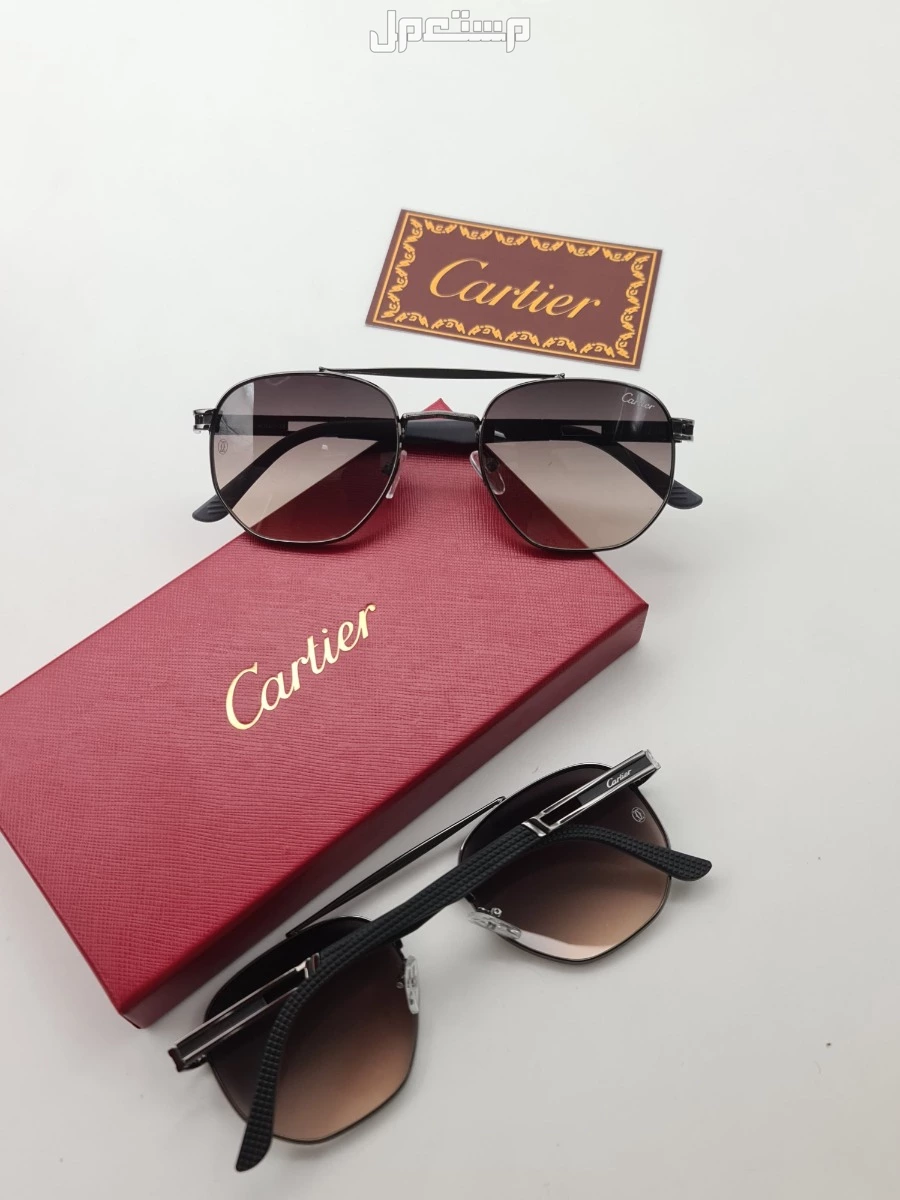 نظارات__ رجالي..  جديده من كاريتر.. مع جميع ملحقات الماركه.. **السعر100ريال..