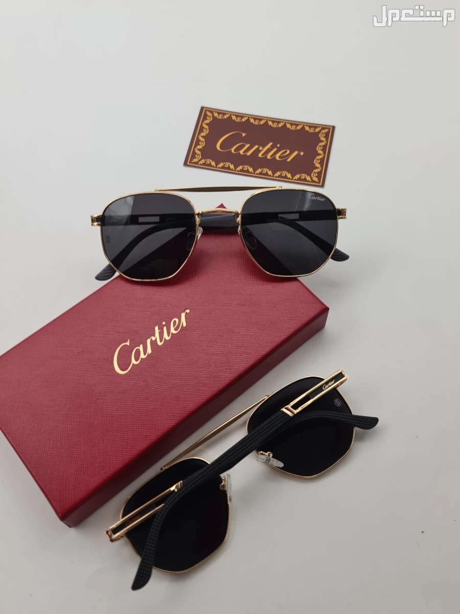 نظارات__ رجالي..  جديده من كاريتر.. مع جميع ملحقات الماركه.. **السعر100ريال..