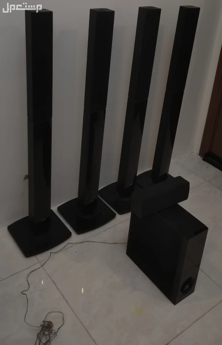 مسرح منزلي سماعات LG بحاله ممتازة